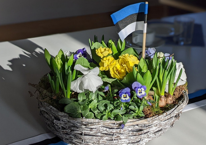 EV sünnipäeva tähistamine Hamburgis